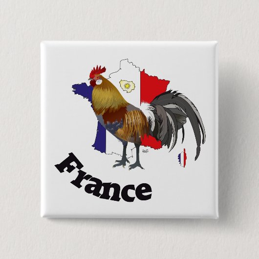 Frankreich Francia Button (Vorderseite)