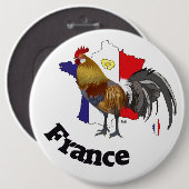 Frankreich Francia Button (Vorne & Hinten)