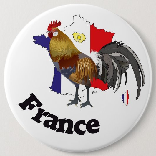Frankreich Francia Button (Vorderseite)