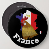 Frankreich Francia Button (Vorne & Hinten)