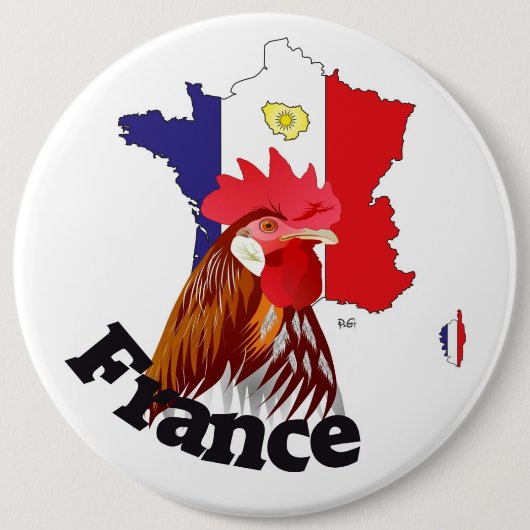Frankreich Francia Button (Vorderseite)