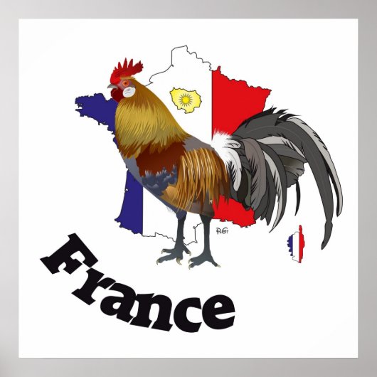 Frankreich, Francia Poster (Vorne)