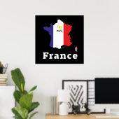 Frankreich, Francia Poster (Heimbüro)