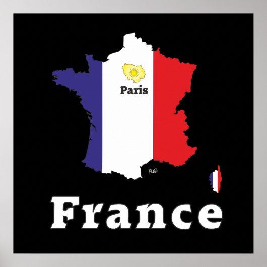 Frankreich, Francia Poster (Vorne)