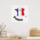 Frankreich, Francia Poster (Küche)