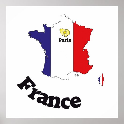 Frankreich, Francia Poster (Vorne)