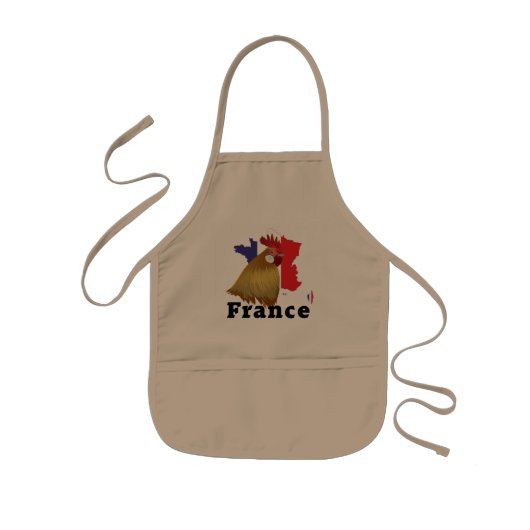 Frankreich Francia Schæ Kinderschürze (Vorne)