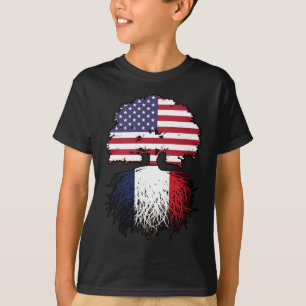 Frankreich Frankreich Amerika USA Vereinigte Staat T-Shirt