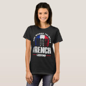 Frankreich - Frankreich - Flaggenmutter T-Shirt (Vorne ganz)