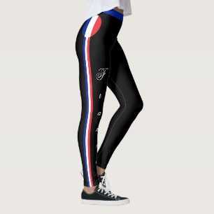 Frankreich / Französisch Flag Fashion Reise / Spo Leggings