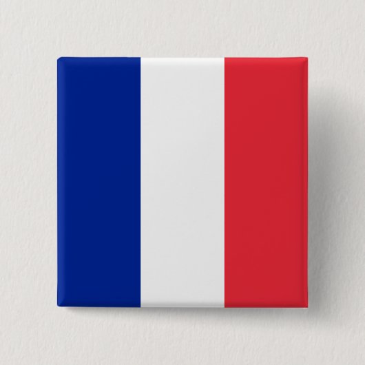 Frankreich (Französisch) Flagge Button (Vorderseite)