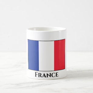 Frankreich (Französisch) Flagge Kaffeetasse