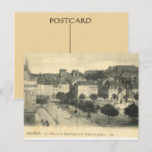 Frankreich, Französisch Vintag Belfort, Palais de  Postkarte (Vorne/Hinten)