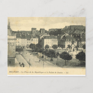 Frankreich, Französisch Vintage Belfort, Palais de Postkarte