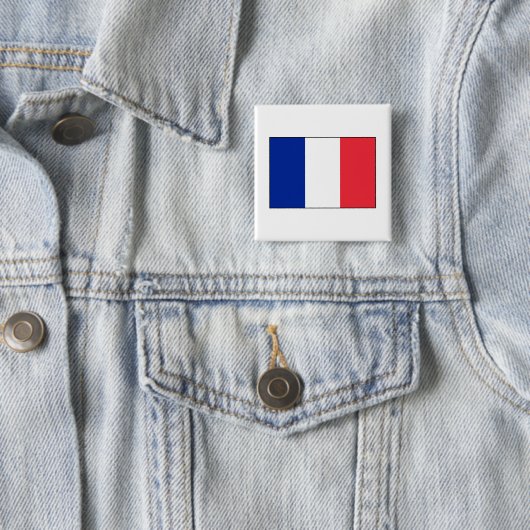 Frankreich - Französische Flagge Button (Beispiel)
