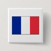 Frankreich - Französische Flagge Button (Vorderseite)