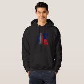 Frankreich Französische Flagge Paris Französische Hoodie (Vorne ganz)