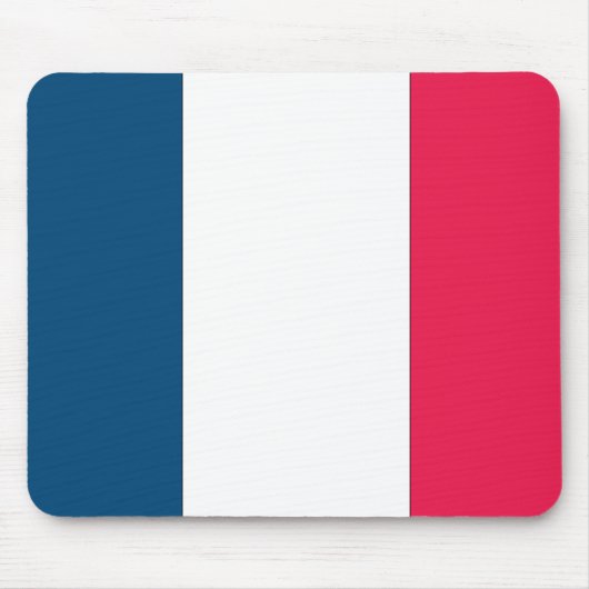 Frankreich - Französisches Flaggenmousepad Mousepad (Vorne)
