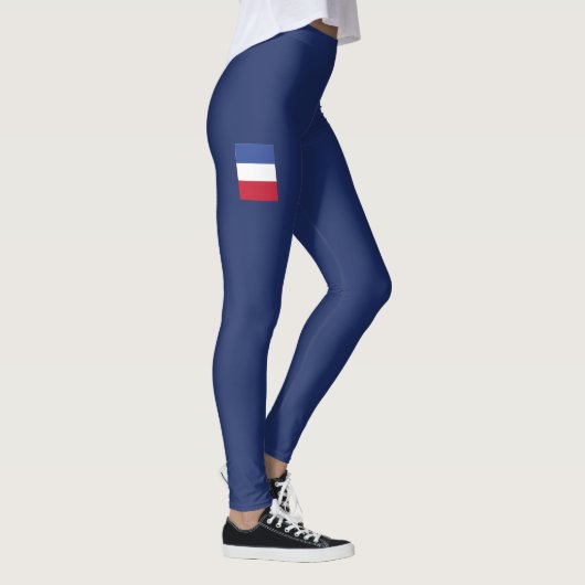 Frankreich - Frauen als Flaggen Leggings (Rechts)