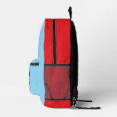 Frankreich Fußball Bedruckter Rucksack (Rechts)