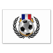 Frankreich Fußball-Champions Tischnummer (Rückseite)