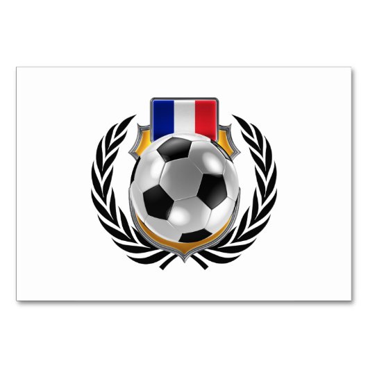 Frankreich Fußball-Champions Tischnummer (Vorderseite)