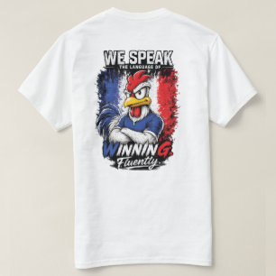 Frankreich Fußball Fan-Shirt Sieger Fluently Tee