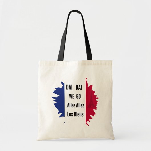 Frankreich Fußball Fan-Tasche Tragetasche (Vorne)