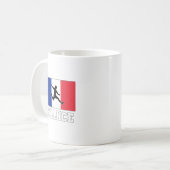 Frankreich Fußball-Fußballmannschaft Tasse (Vorderseite Links)