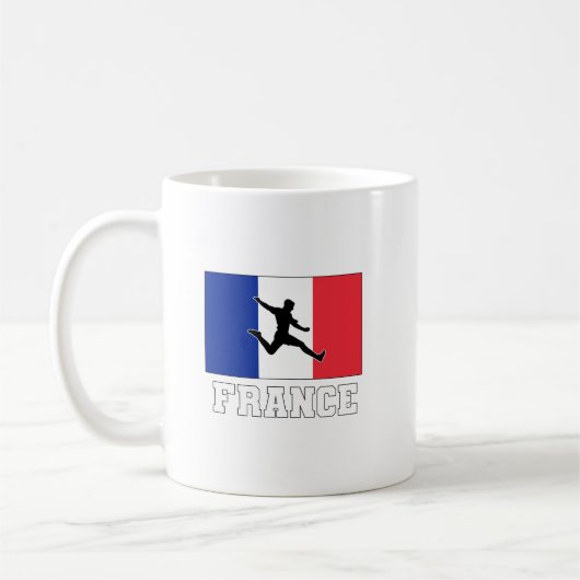 Frankreich Fußball-Fußballmannschaft Tasse (Links)