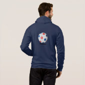 Frankreich Fußball Hoodie (Schwarz voll)
