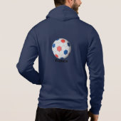 Frankreich Fußball Hoodie (Rückseite)