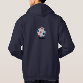 Frankreich Fußball Hoodie (Rückseite)
