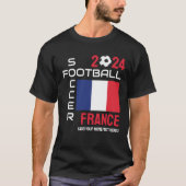 FRANKREICH Fußball-Individuelle Name 2024 T-Shirt (Vorderseite)