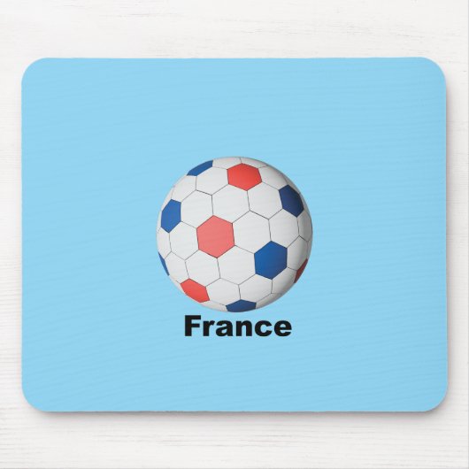 Frankreich Fußball Mousepad (Vorne)