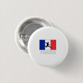 Frankreich Fußball-Nationalmannschaft Button (Vorne & Hinten)