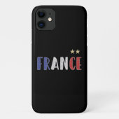 Frankreich Fußball-Shirt Französisch-Flagge Case-Mate iPhone Hülle (Rückseite)