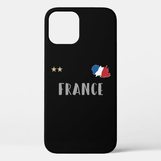 Frankreich Fußball-Shirt Französisch-Flagge Case-Mate iPhone Hülle (Rückseite)
