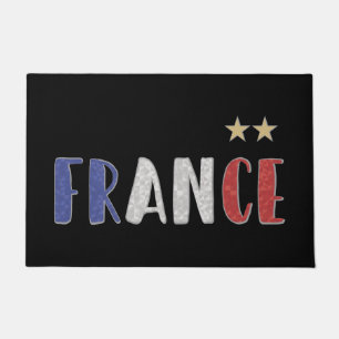 Frankreich Fußball-Shirt Französisch-Flagge Fußmatte