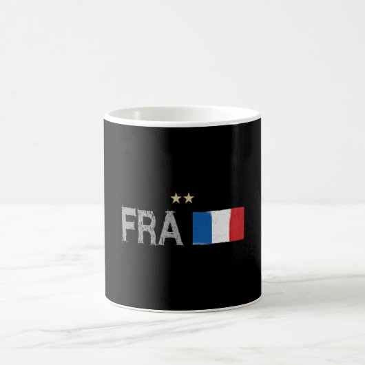 Frankreich Fußball-Shirt Französisch-Flagge Kaffeetasse (Mittel)