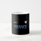Frankreich Fußball-Shirt Französisch-Flagge Kaffeetasse (Mittel)