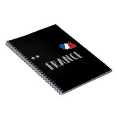 Frankreich Fußball-Shirt Französisch-Flagge Notizblock (Rechte Seite)