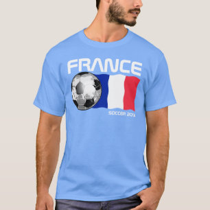 Frankreich-Fußball-T - Shirt