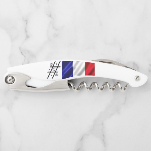 Frankreich-Fußkorkenzieher Kellnermesser (Vorderseite)