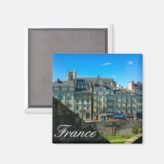 Frankreich Gebäude zur Stadtbesichtigung Magnet (Vorderseite/Rückseite)