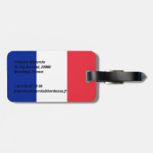 Frankreich Gepäckanhänger (Rückseite horizontal)