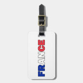 Frankreich-Gepäckanhänger Gepäckanhänger (Vorderseite vertikal)