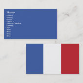 Frankreich - Geschäft Visitenkarte (Vorne/Hinten)