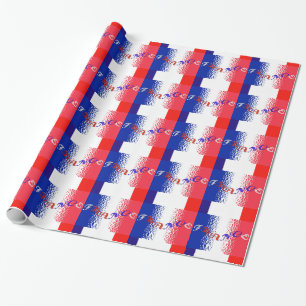Frankreich Geschenkpapier