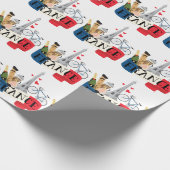 Frankreich Geschenkpapier (Ecke)